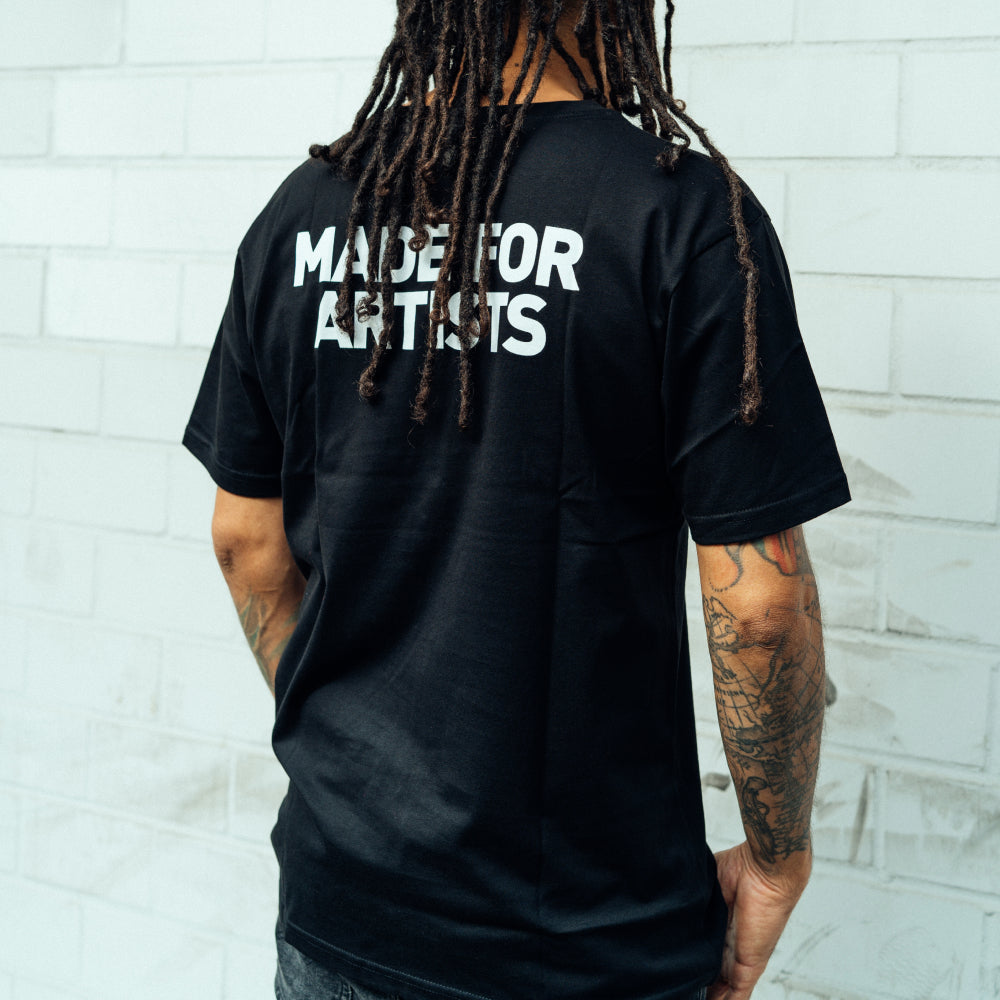 T-Shirt Men With Print and V-Neck