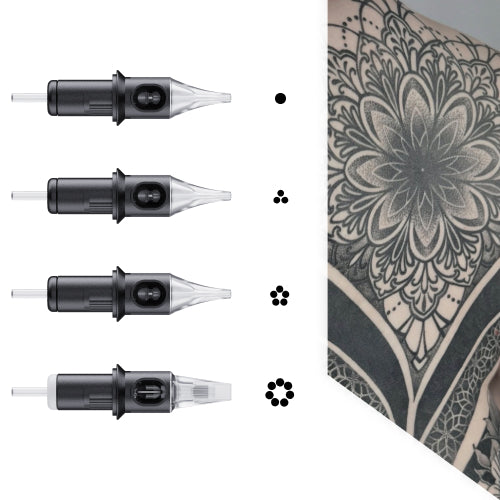 Dotwork- & Ornamental-Tattoo-Cartridge-Set