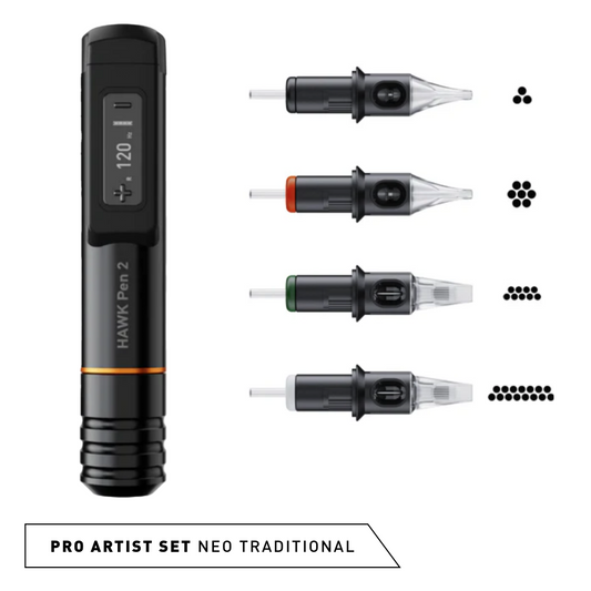 Hawk Pen 2 | Pro Artist Set — Neo Traditional