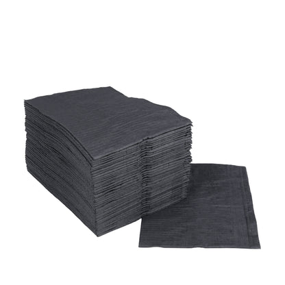 Serviettes de bain noires (125 pièces)