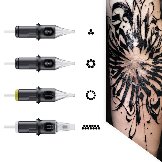 Lettering Tattoo Cartridge Set